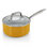 Casserole antiadhésive en céramique avec couvercle en verre de 3 pintes Cook N Home Classic