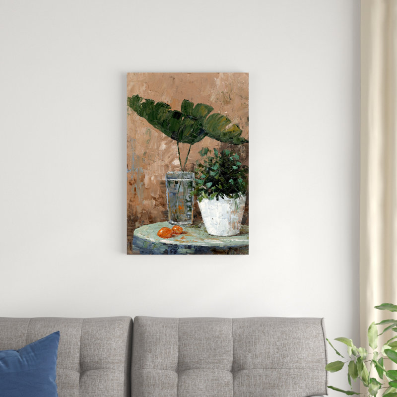 Nature morte, peinture, H 30 po x l 20 po