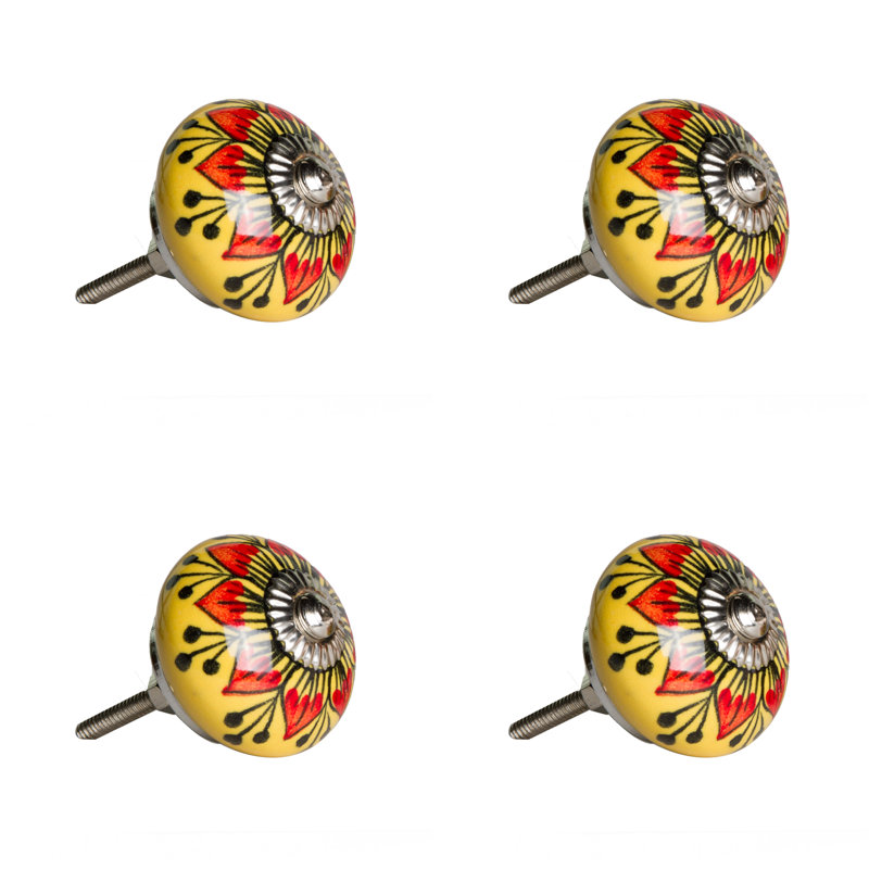 Handpainted Round Knob