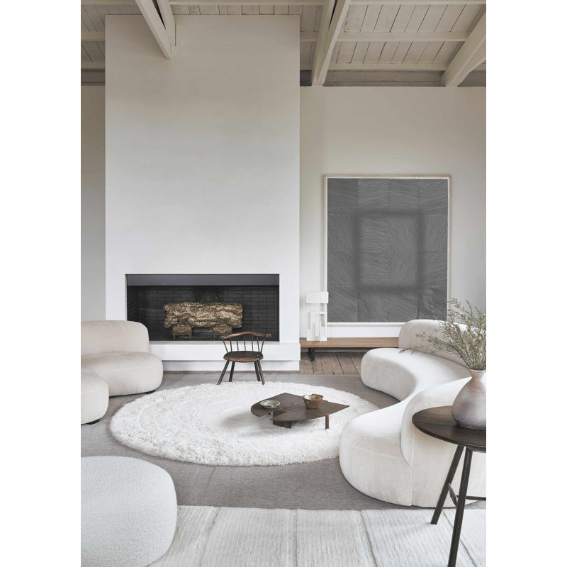 Sheep Of The World Hand Tufted Wool Area Rug in Sheep White