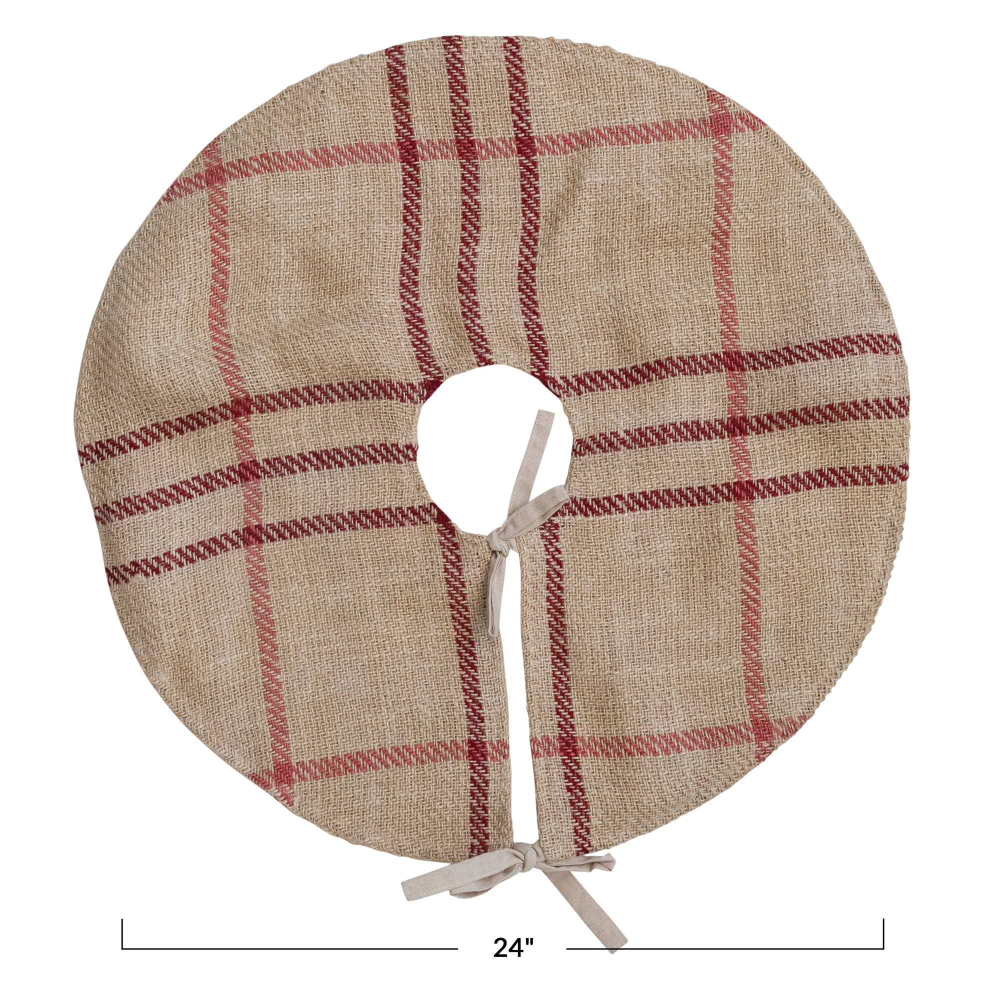 Jebril Burlap Tree Skirt