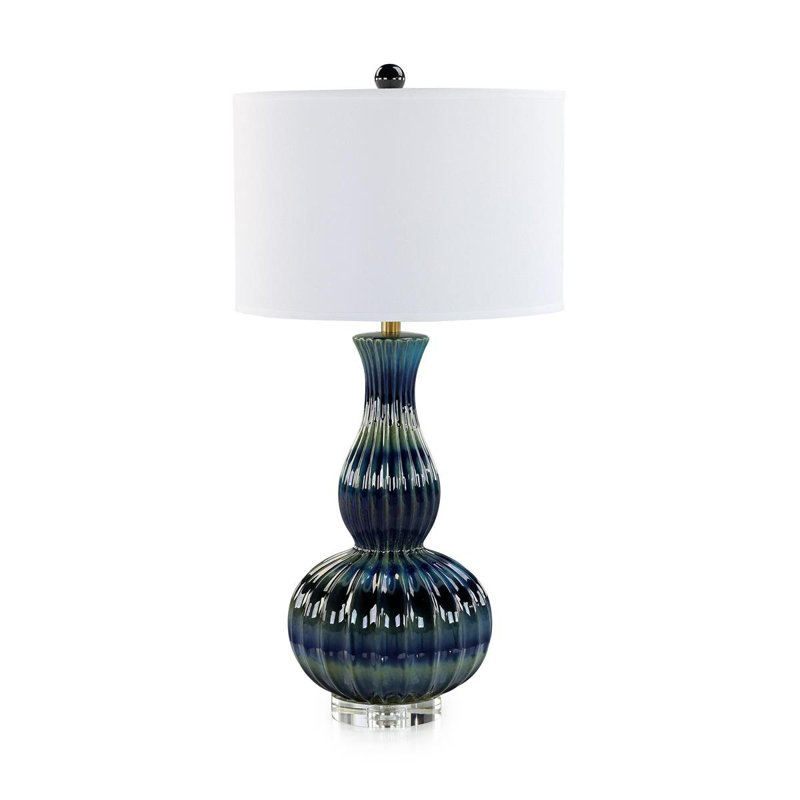 Lampe de table Genevieve, bleu