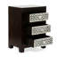 Table de chevet 3 tiroirs en bois