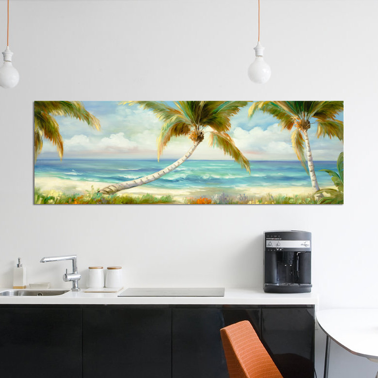 Impression sur toile, H 20 po x l 60 po x P 1,5 po, Toile encadrée noire