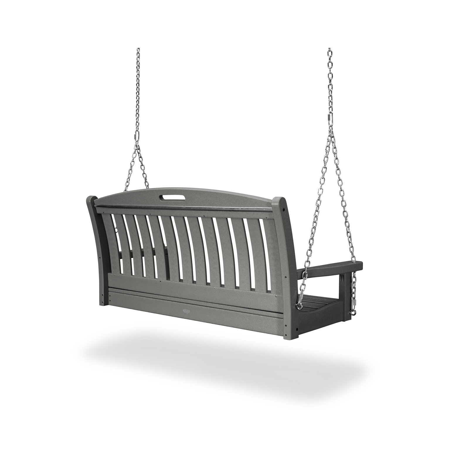 POLYWOOD Nautical 48" Swing, Slate Gray