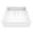 Bryant 15" L x 15" W x 5" H Matte White Handmade Square Vessel Bathroom Sink