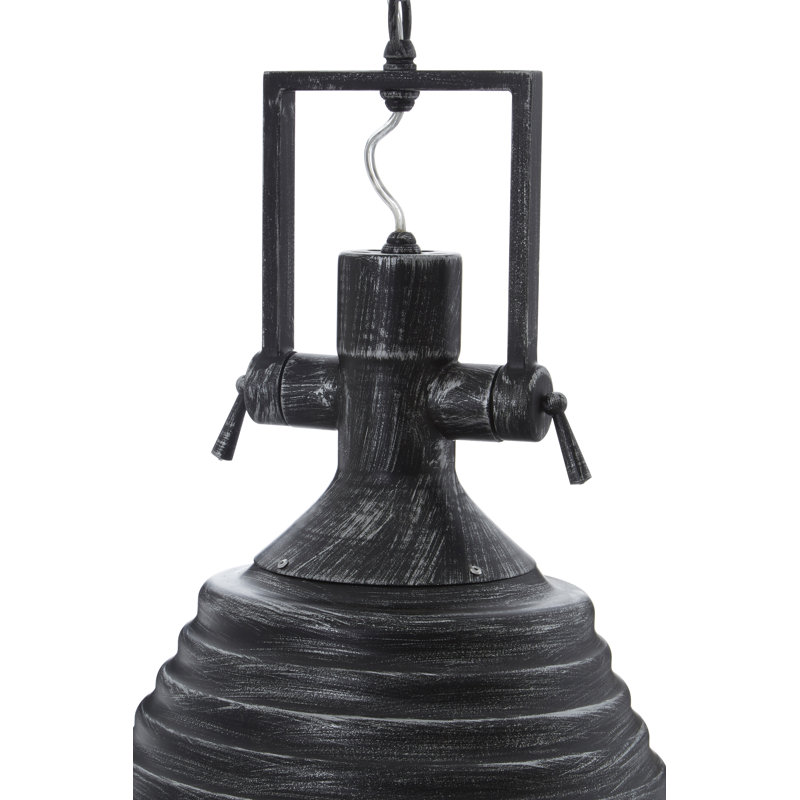 Addison 1 - Light Cone Pendant, Black