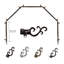 Ensemble de quincaillerie à rideaux simple 5 côtés pour fenêtre à baies Verlyn-1060323558-975000193
