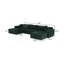 Canapé modulaire modulaire, sans assemblage, canapé en mousse compressée avec revêtement en chenille, désossé, canapé de salon moderne à profil bas-120629771