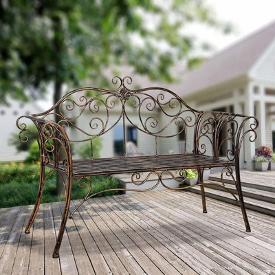 Metal Garden Bench