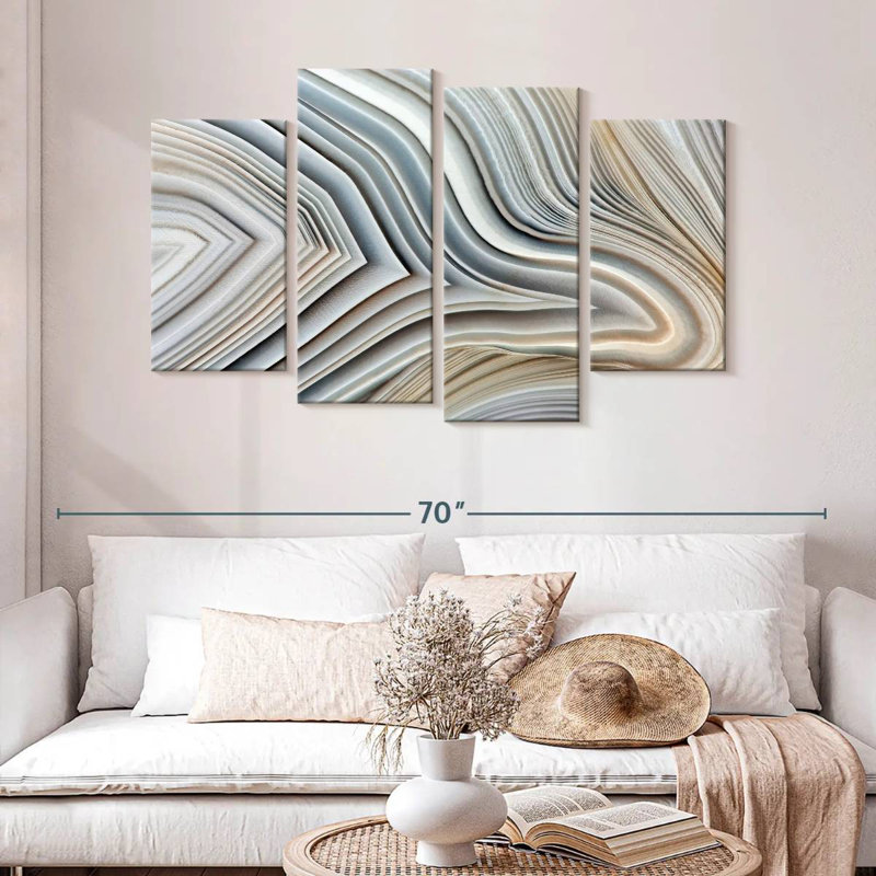 Agate Stone, 32" H x 52" W