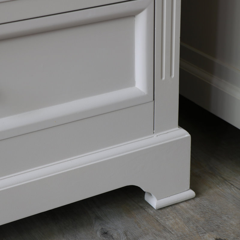 Debby Solid Wood 120 cm W Chest of 7 Drawers