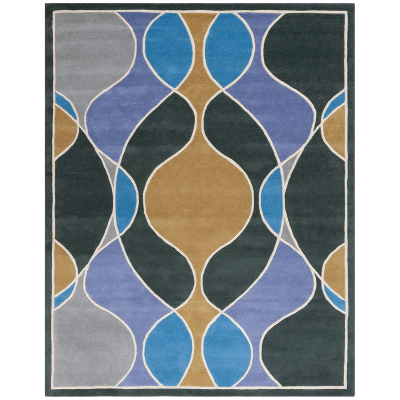 Tapis en laine et viscose Amier Soho, Rectangle 7 pi 6 po x 9 pi 6 po