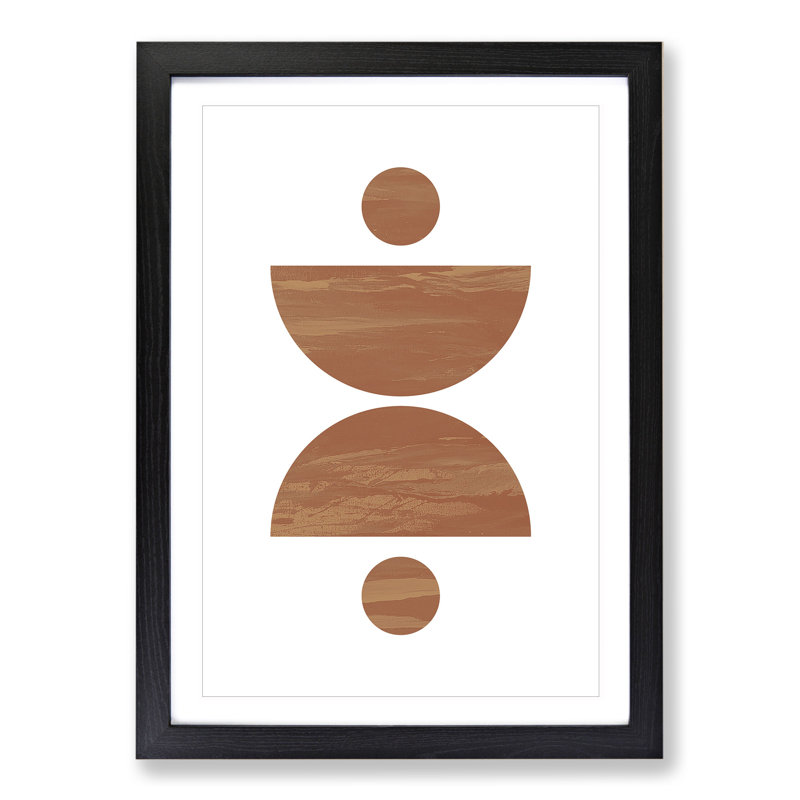 Balance - Picture Frame Graphic Art, Black, 48cm H x 36cm W x 2cm D