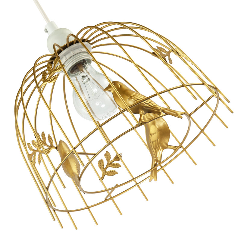 16 cm H Novelty Pendant Shade ( No Direct Attachment Method ) in Gold