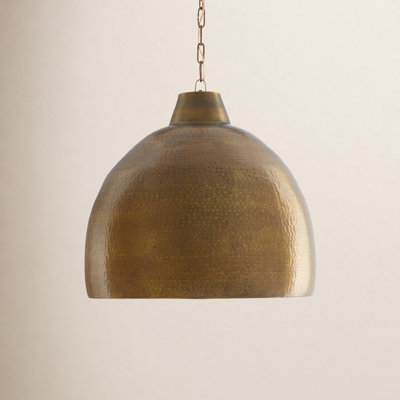 Vika Single Light Metal Pendant