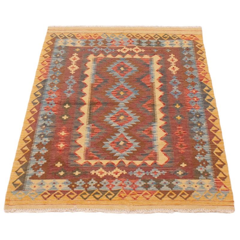 Tapis unique en laine nouvel âge 3 pi 4 po x 5 pi 2 po