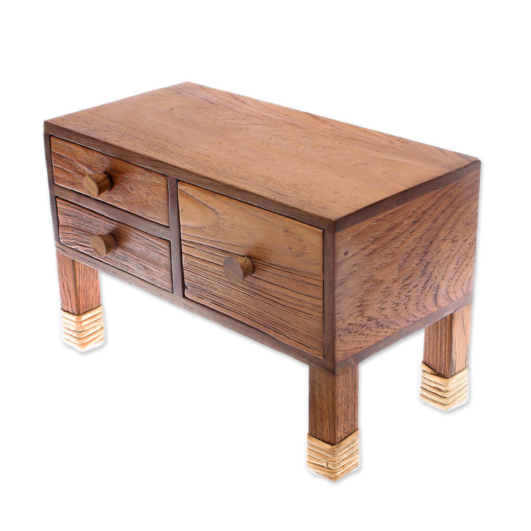 Millwood Pines Wood Jewelry Box + | Wayfair