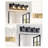 31.5“ 4-Light Farmhouse Dimmable Bathroom Vanity Light with Seeded Glass Shade-928693142-875365685