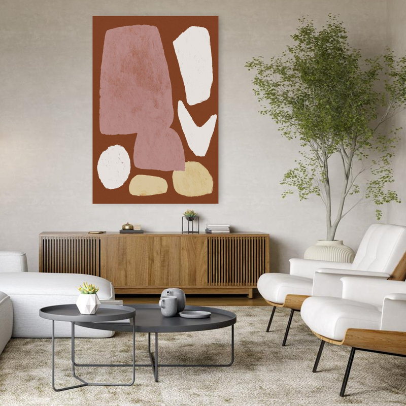 Contemporary Art Abstract Contemporary Wall Art, 48" H x 32" W