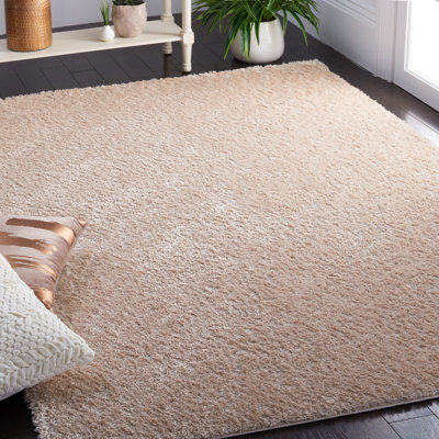 Nicole Tahoe Shag Performance Solid Color Rug