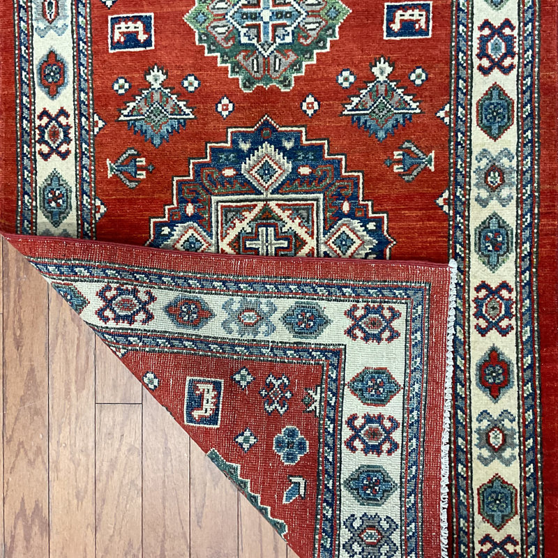 Handmade Kazak Wool Rug