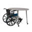 Table d'activité Adapte 30 x 60 ovale en grain de bois avec pieds ajustables-115943374-115943375