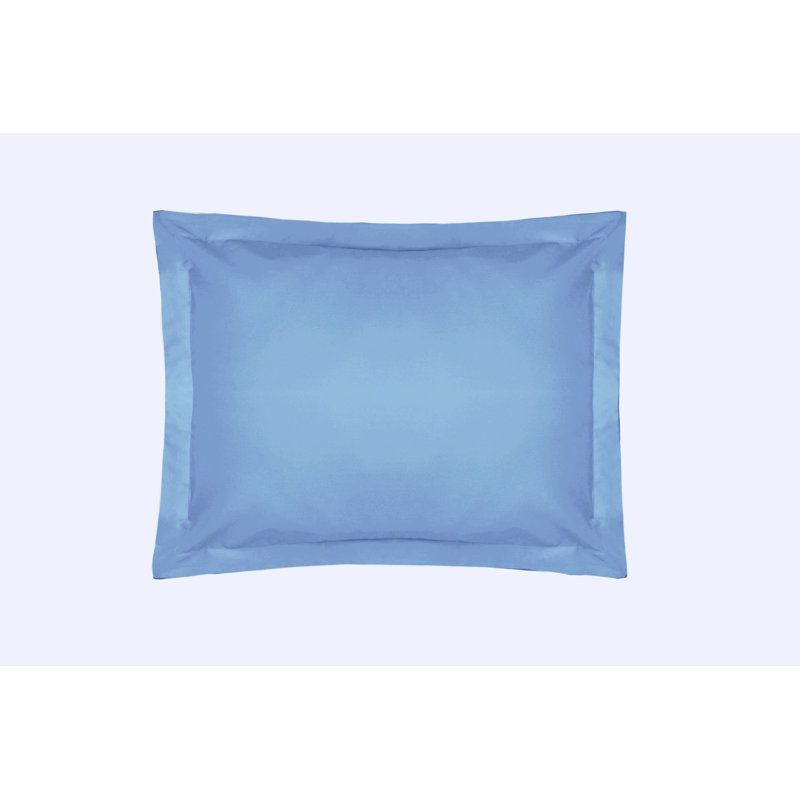 Percale Oxford Pillow Case, Sky Blue