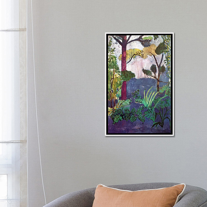 « marocain landscape (1913) » par henri matisse-print, H 26 po x l 18 po x 1,5 po, Toile blanche encadrée