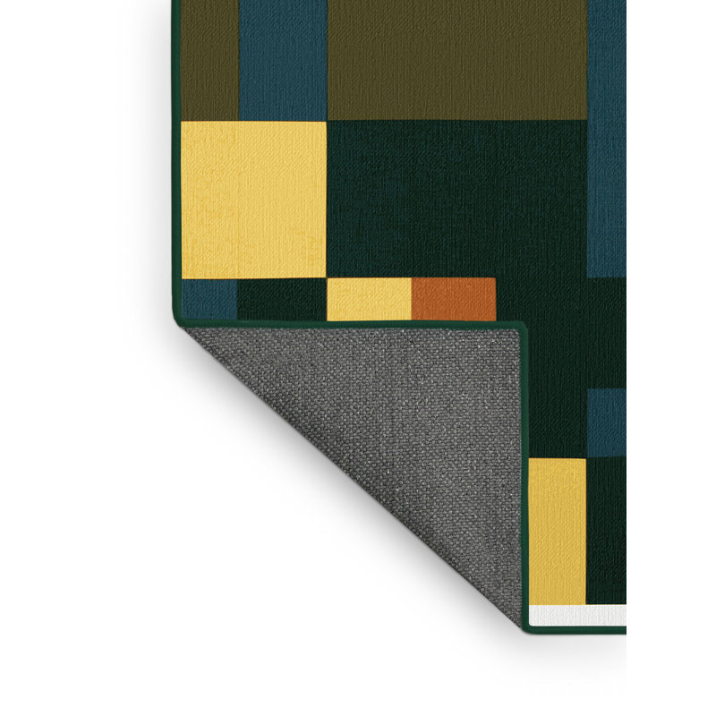 Tiled Horizon Rug, Square 6'