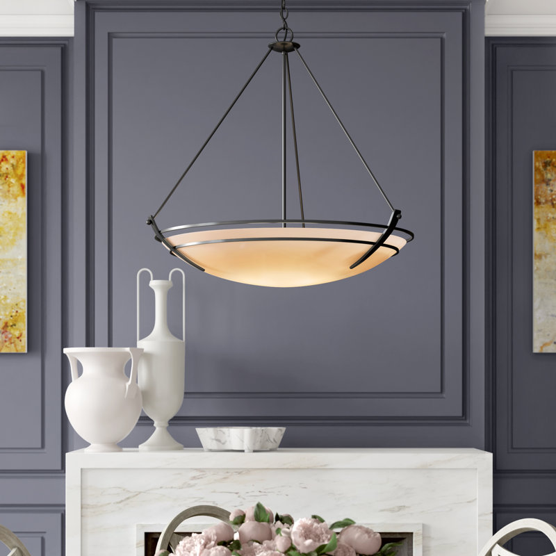 Presidio Tryne 3-Light Bowl Pendant, Sand, Oil Rubbed Bronze
