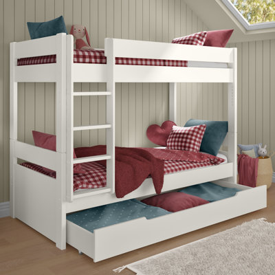 Uno Bunk Bed with a Trundle Drawer