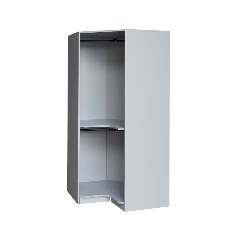 Versatile Corner Wardrobe With Premium Quality And Ample Storage, Ideal For Any Room., Gray