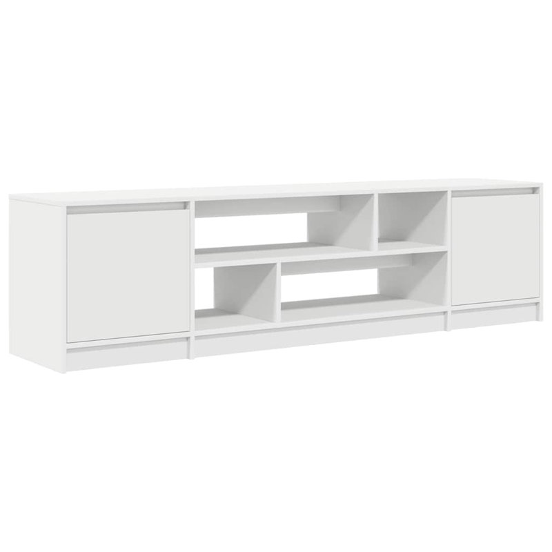 Unfinished TV Stand for TVs up to 75", White
