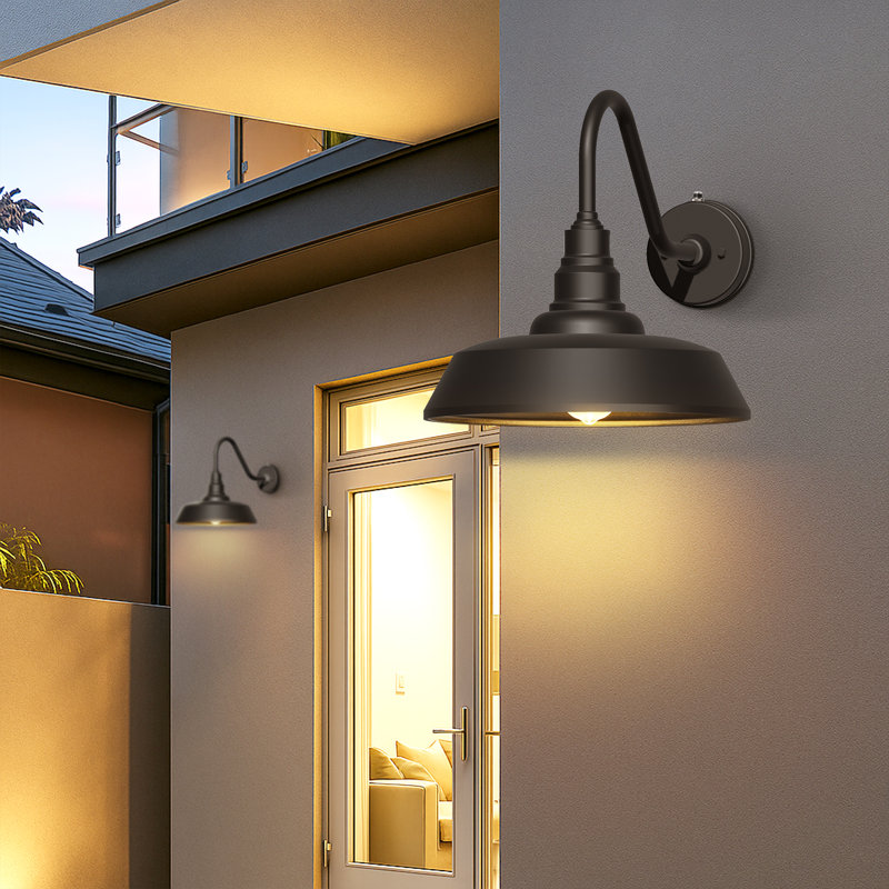 Black Barn Light, 21" H x 21" W x 31" D