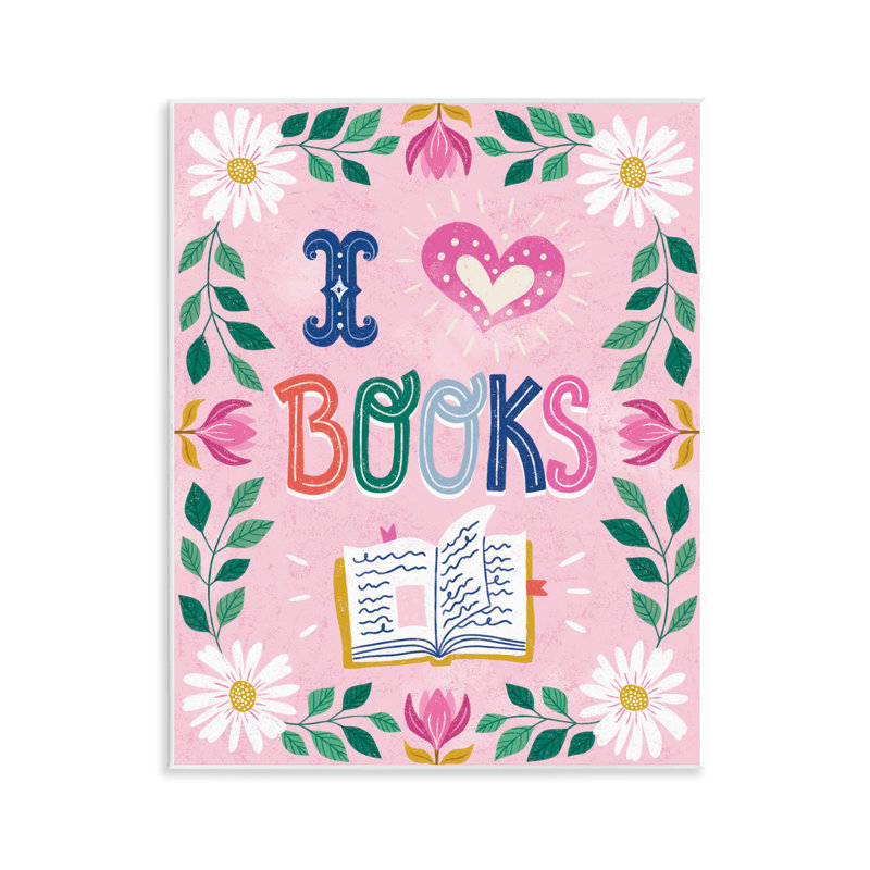 Plaque murale «Floral I Love», design par Vanessa Stoilova