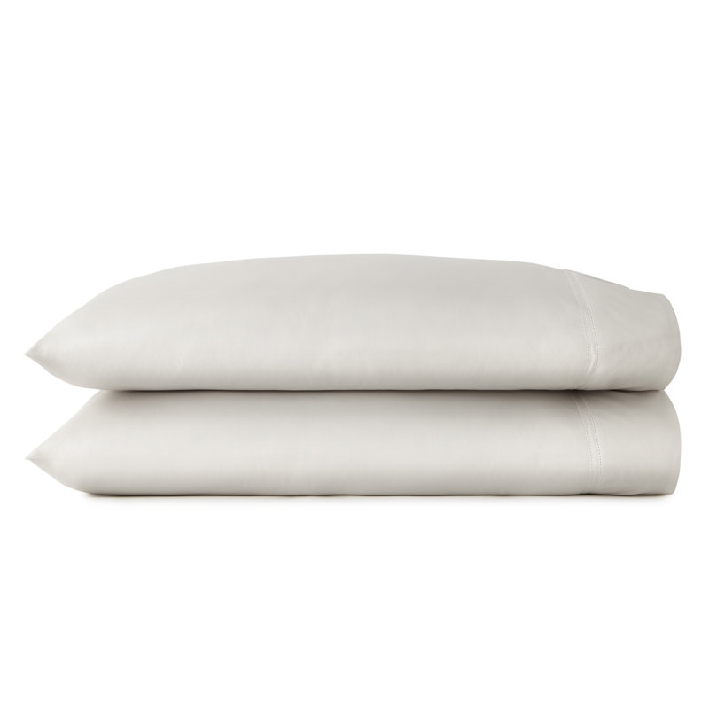 Virtuoso Sateen Pillowcases, Standard Pillowcase, Platinum