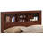 Transitional Cherry Full Storage Bed