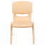 Chaise d'école empilable en plastique avec une hauteur d'assise de 30 cm (12 pouces).-2132751940-2132751942