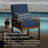 Cesur High Back Outdoor Chair Cushions, Weather-Resistant Supportive Patio Dining Chair Cushions-110562020-116722895