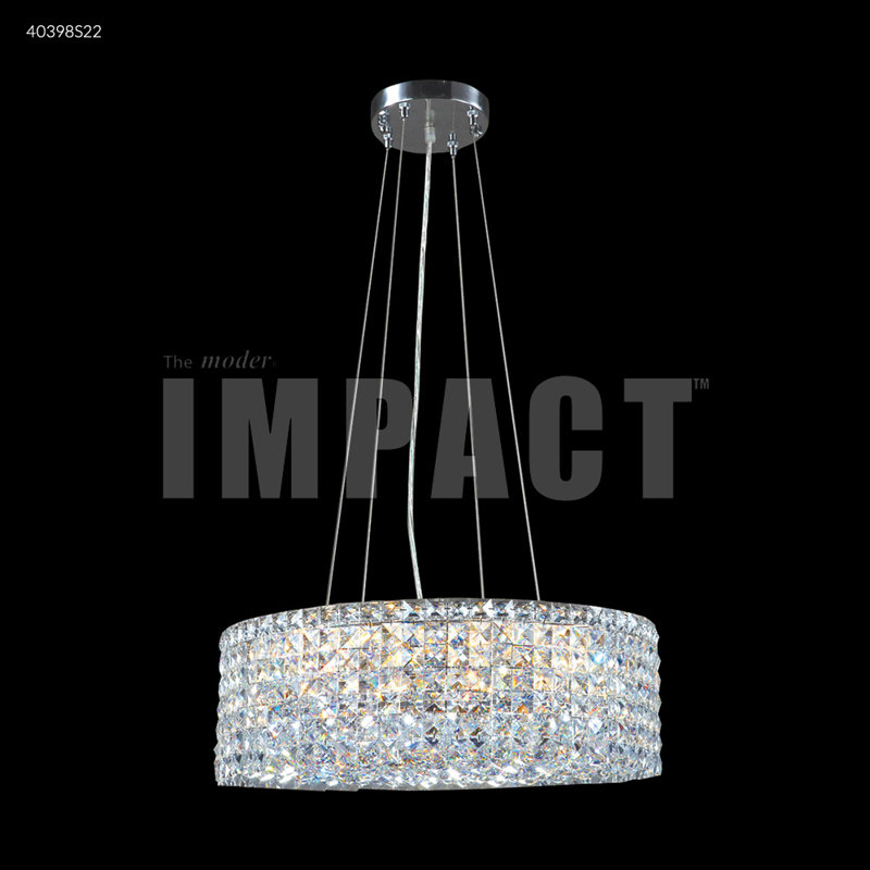 Contemporary 20 - Light Pendant, Chinese (K9), 7"H x 24"W x 24" D, 20