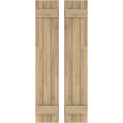 Americraft (2 Batten) Joined Board-n-Batten Shutters (Per Pair)