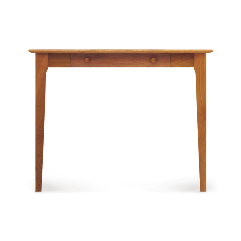 Sarah Solid Wood Solid Wood Writing Desk, Natural Cherry