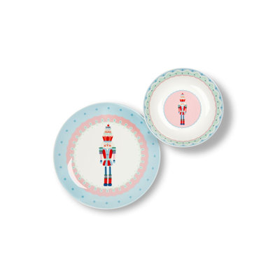 Excelsa dinnerset 12 pieces Xmas Sweet Pastels porcelain