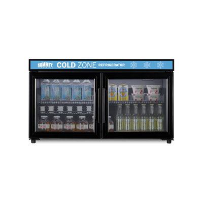Summit Appliance 36'' W Freestanding 70 Cans (12 oz.) 3.2 Cubic Feet Beverage Cooler with Glass Door
