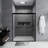 56-60 " W X 72" H Aluminum Frame Double Sliding Shower Door | 1/4 Inch Tempered Glass With Explosion Proof Film | Stainless Steel Handle | Matte Black-121159100
