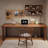 Light chestnut color Rectangular Solid Wood writing desk-118342512