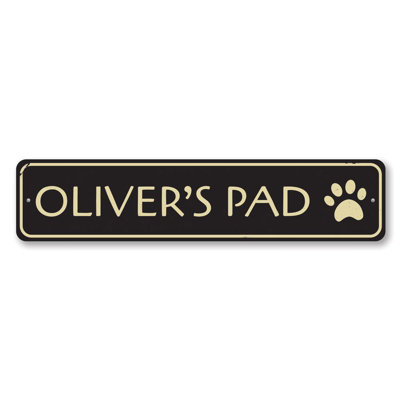 Pet Pad Custom Aluminum Sign
