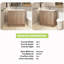 Meuble-lavabo simple 36 po avec plateau en marbre Rozalina