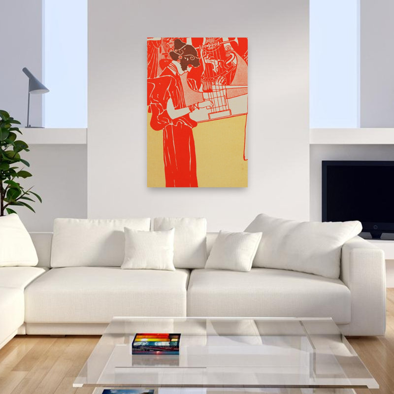 Impression d'art mural contemporain abstrait Musik, H 48 po x l 32 po